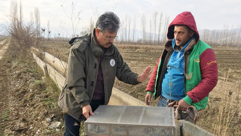 Göksun’da Saka Kuşu avlayan Suriyeliler yakalandı!