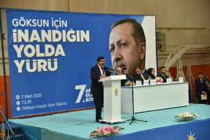 AK PARTİ GÖKSUN İLÇE BAŞKANI MUSTAFA AKGÜL GÜVEN TAZELEDİ!