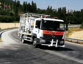 Göksun’da yol çizgileri yenileniyor!