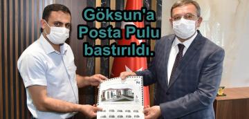 Göksun’a Posta Pulu bastırıldı.