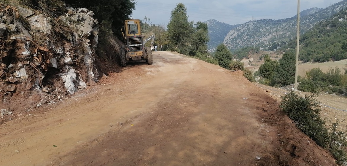 Bulgurkaya-Karahamzalı Yolu Genişliyor!