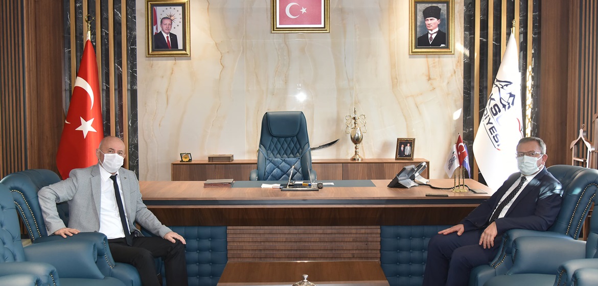 Kaymakam Kayacan’dan Başkan Aydın’a ziyaret!
