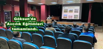 Göksun’da Avcılık Eğitimleri tamamlandı.