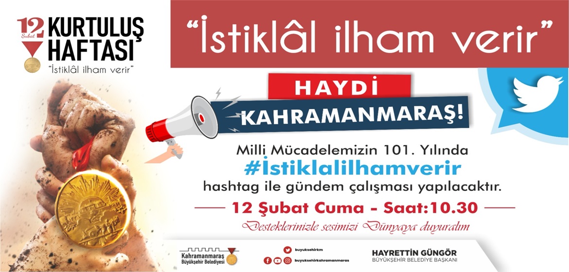 #İstiklalİlhamVerir Gündem Çalışması!