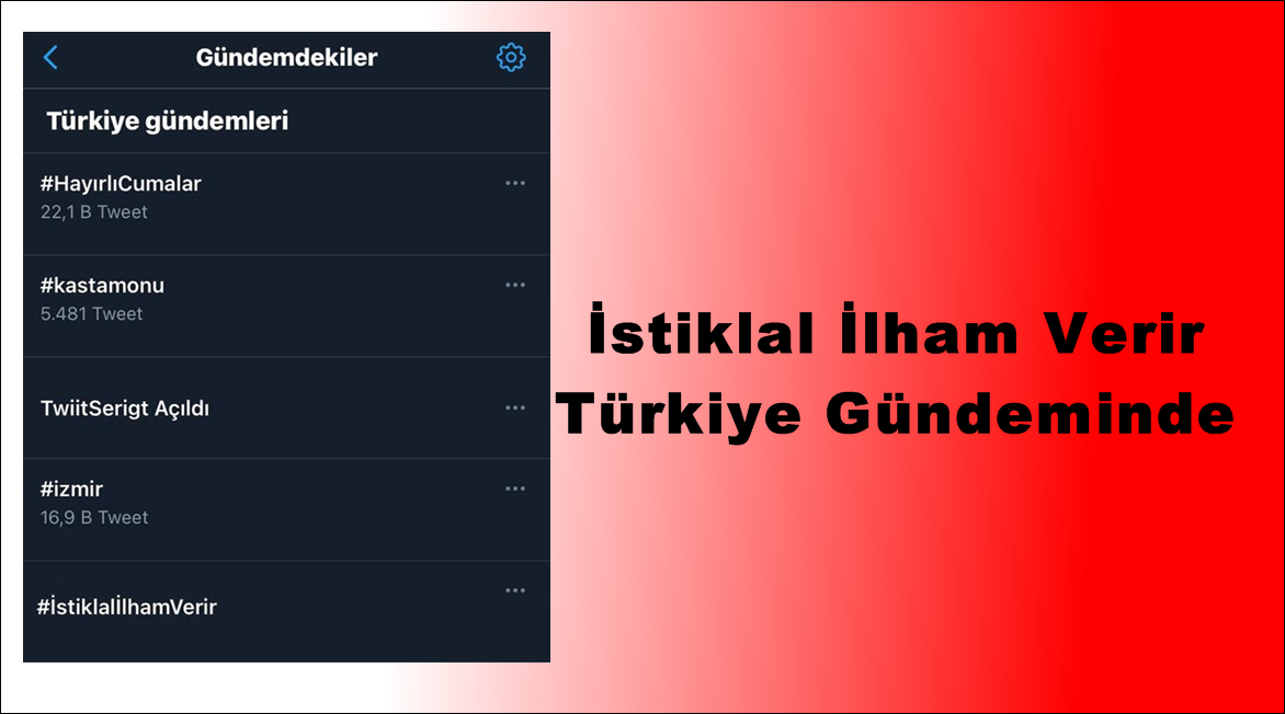 “İstiklal İlham Verir” Türkiye Gündeminde!