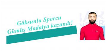 Göksunlu Sporcu Gümüş Madalya kazandı!