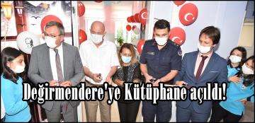 Değirmendere’ye Kütüphane açıldı!