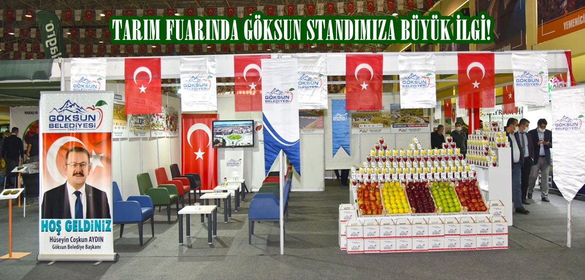 TARIM FUARINDA GÖKSUN STANDIMIZA BÜYÜK İLGİ!