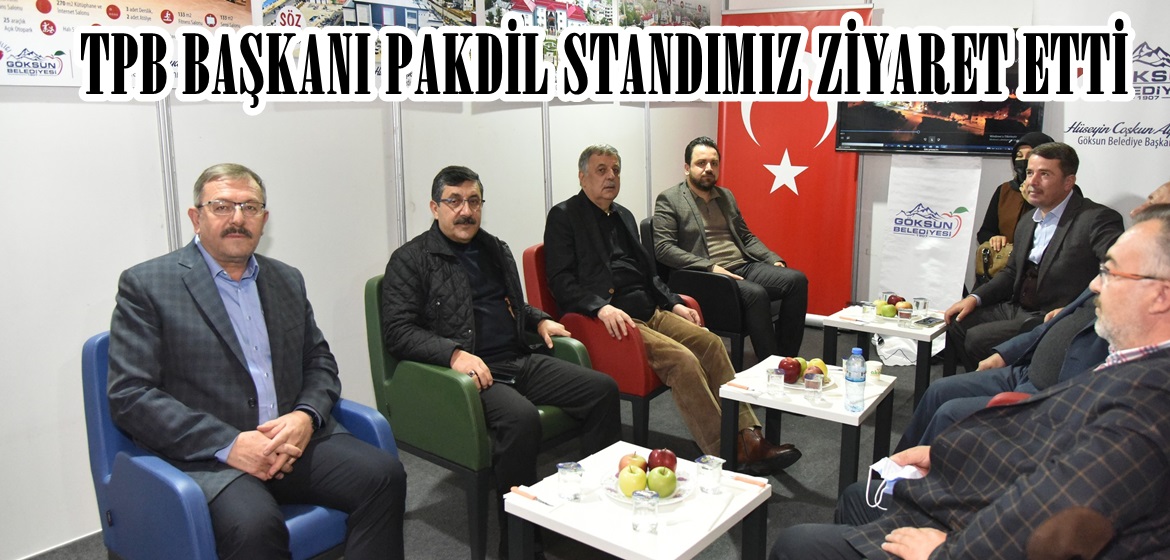 TPB BAŞKANI PAKDİL, STANDIMIZ ZİYARET ETTİ!