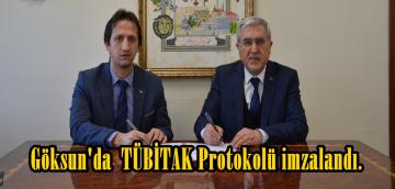 Göksun’da TÜBİTAK Protokolü imzalandı.