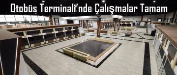 Otobüs Terminali’nde Çalışmalar Tamam.