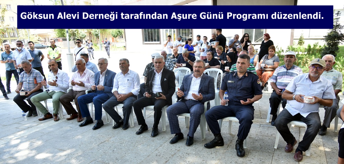 Göksun Alevi Derneği tarafından Aşure Günü Programı düzenlendi.