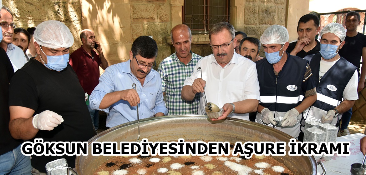 GÖKSUN BELEDİYESİNDEN AŞURE İKRAMI.