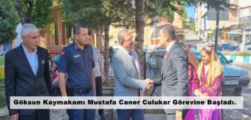 Göksun Kaymakamı Mustafa Caner Culukar Görevine Başladı.
