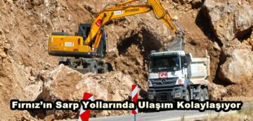 Fırnız’ın Sarp Yollarında Ulaşım Kolaylaşıyor.
