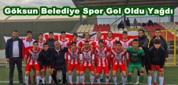 Göksun Belediye Spor Gol Oldu Yağdı.