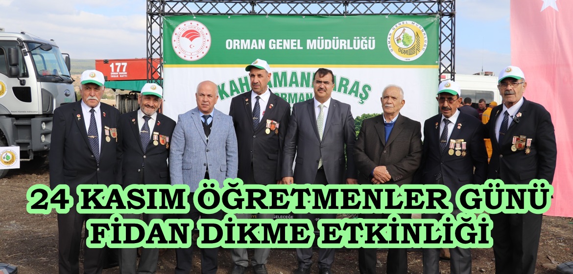 24 KASIM ÖĞRETMENLER GÜNÜ FİDAN DİKME ETKİNLİĞİ