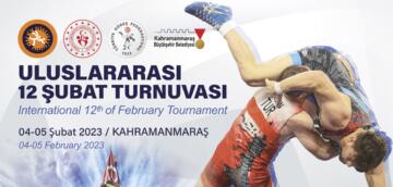 Uluslararası 12 Şubat U20 Güreş Turnuvası Kahramanmaraş’ta.