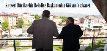 Kayseri Büyükşehir Belediye Başkanından Göksun’a ziyaret.