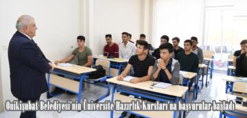 Onikişubat Belediyesi’nin Üniversite Hazırlık Kursları’na başvurular başladı.