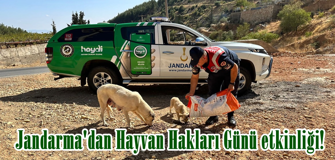 Jandarma’dan Hayvan Hakları Günü etkinliği!