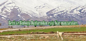 Berit ve Binboğa Dağlarından eşsiz Kar manzaraları.