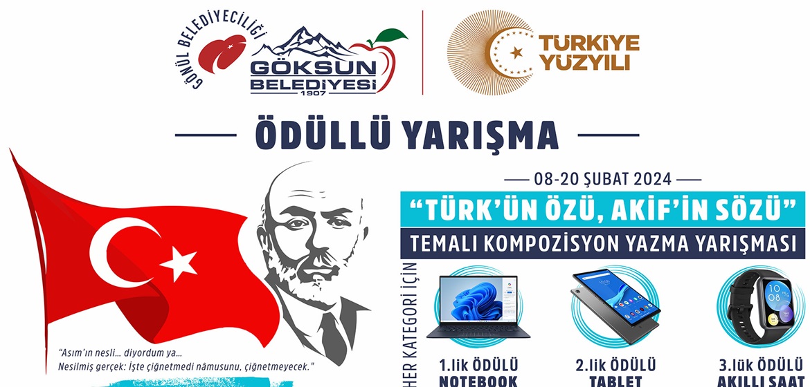 GÖKSUN’DA ÖDÜLLÜ KOMPOZİSYON YAZMA YARIŞMASI.