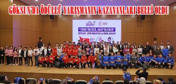 GÖKSUN’DA ÖDÜLLÜ YARIŞMANIN KAZANANLARI BELLİ OLDU.