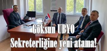 Göksun UBYO Sekreterliğine yeni atama!