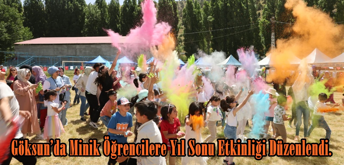 Göksun’da Minik Öğrencilere Yıl Sonu Etkinliği Düzenlendi.