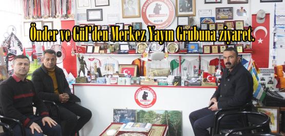 Önder ve Gül’den Merkez Yayın Grubuna ziyaret.
