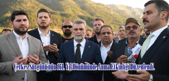 Çerkes Sürgünü’nün 161. Yıl Dönümünde Anma Etkinliği Düzenlendi.