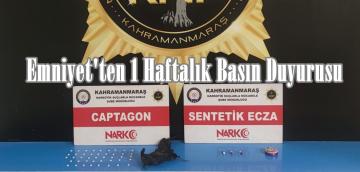 Emniyet’ten 1 Haftalık Basın Duyurusu