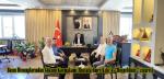 Basın Mensuplarından Göksun Kaymakamı Mustafa Emre Kılıç’a “Hoşgeldiniz” ziyareti.