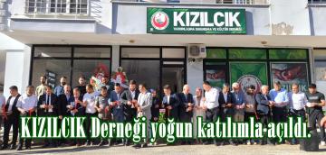 KIZILCIK Derneği yoğun katılımla açıldı.