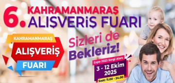 Onikişubat Belediyesi ev sahipliğindeki 6. Kahramanmaraş Alışveriş Fuarı kapılarını açıyor.