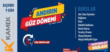 Andırın’da KAMEK Kurslarına Kayıtlar Başladı.