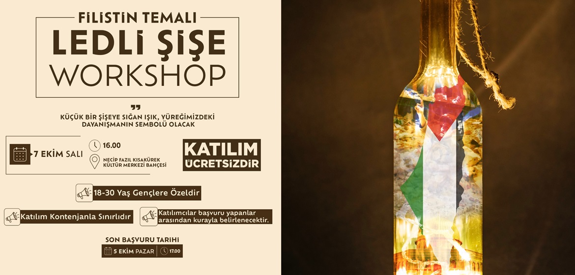 Pusula Maraş Gençliği, Filistin İçin Işık Yakıyor!