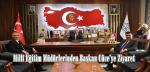 Millî Eğitim Müdürlerinden Başkan Cüce’ye Ziyaret.