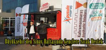 Büyükşehir’den Sınav Haftasında Gençlere Sıcak Destek.