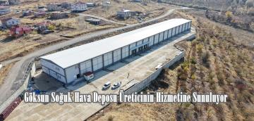 Göksun Soğuk Hava Deposu Üreticinin Hizmetine Sunuluyor.
