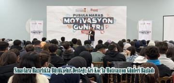 Sınavlara Hazırlıkta Büyükşehir Desteği; Gri Koç’la Motivasyon Günleri Başladı.