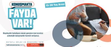 Büyükşehir’in Gençlere Yönelik Ücretsiz Psikolojik Danışmanlık Hizmeti Devam Ediyor.