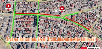 Trabzon Bulvarı’nda Geçici Trafik Düzenlemesine Gidilecek!
