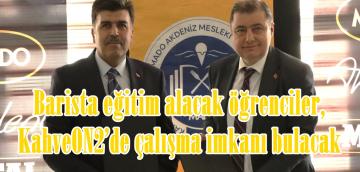 Barista eğitim alacak öğrenciler, KahveON2’de çalışma imkanı bulacak.