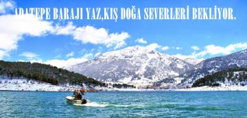 ADATEPE BARAJI YAZ,KIŞ DOĞA SEVERLERİ BEKLİYOR.