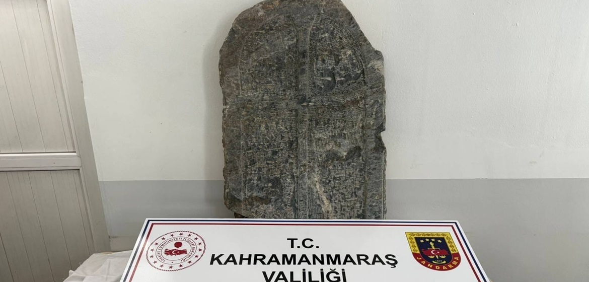 Göksun’da Tarihi eser ele geçirildi.