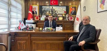 GÖKSUN HABER MERKEZİNDEN GÜMÜŞHANE İL TARIM VE ORMAN MÜDÜRÜNE ZİYARET.