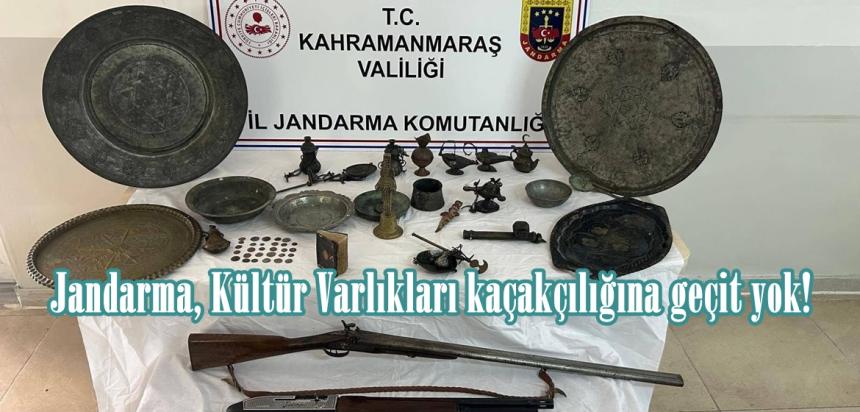 Jandarma, Kültür Varlıkları kaçakçılığına geçit yok!