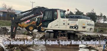 Şehir Genelinde Rekor Seviyede Sağanak; Yağışlar Mevsim Normallerini Aştı.